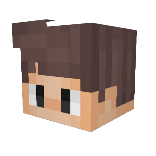 IBarkForMen Minecraft avatar head, 3D render