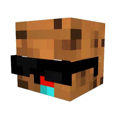 IBimsCookiie Minecraft avatar head, 3D render