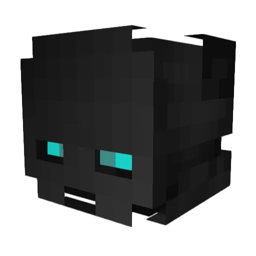 IBloodEfe Minecraft avatar head, 3D render