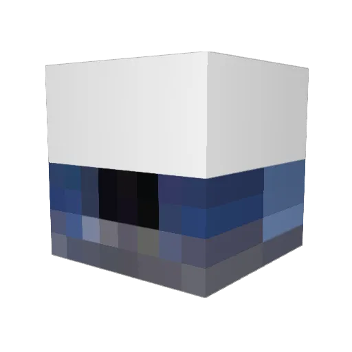 IBombBigBaby Minecraft avatar head, 3D render