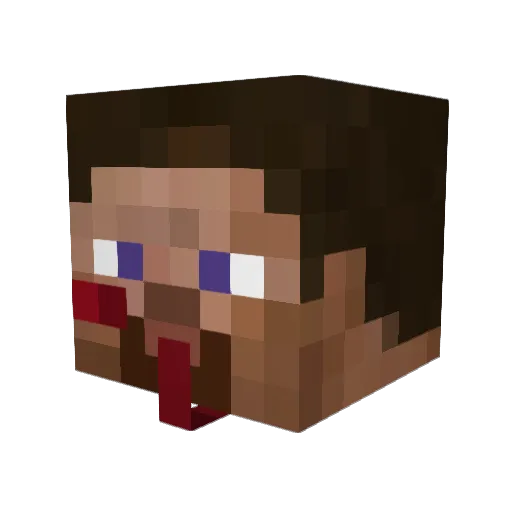 ICANTSLEEEEP Minecraft avatar head, 3D render