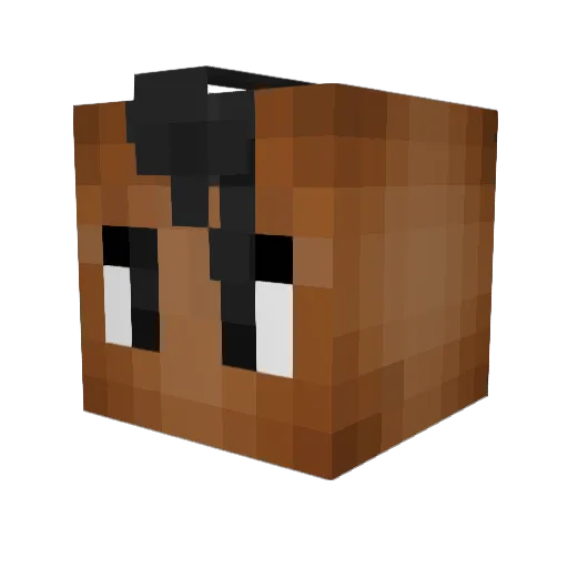 ICDreamz_ Minecraft avatar head, 3D render