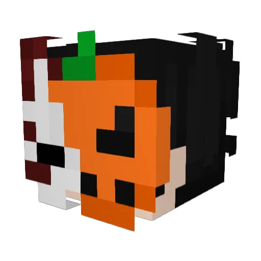 ICEBlockstar Minecraft avatar head, 3D render
