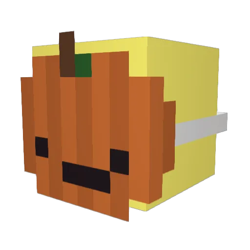 ICEYDavid Minecraft avatar head, 3D render