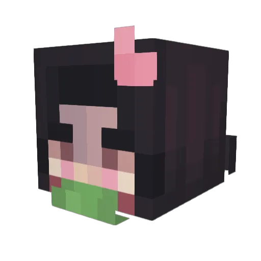 ICEY_Slav Minecraft avatar head, 3D render