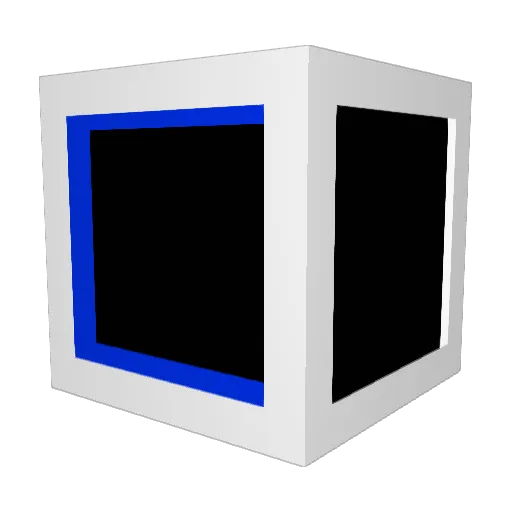 ICE_ECI Minecraft avatar head, 3D render