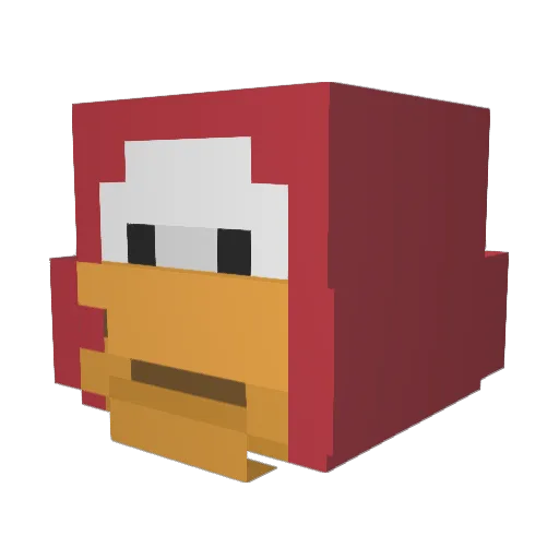 ICE_kermit Minecraft avatar head, 3D render