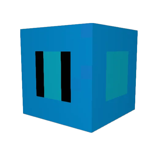 ICEbro45 Minecraft avatar head, 3D render