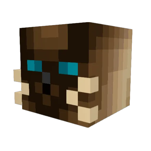 ICH0R__ Minecraft avatar head, 3D render