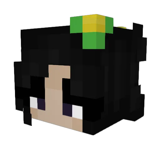 ICONIK177 Minecraft avatar head, 3D render