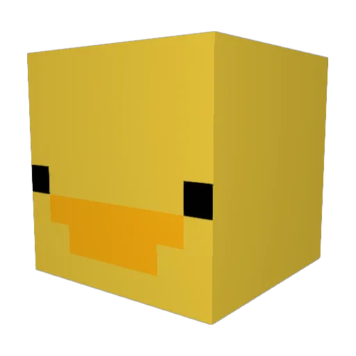 ICY9090 Minecraft avatar head, 3D render