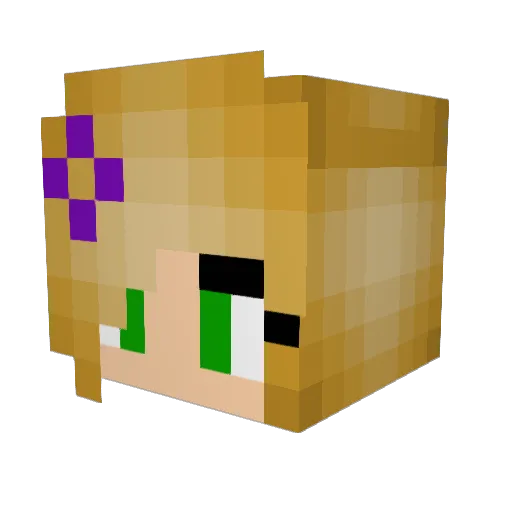 ICecREam1610 Minecraft avatar head, 3D render