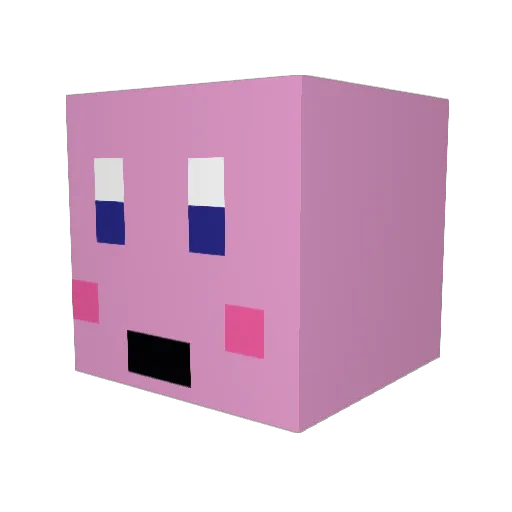 ICelestialxX Minecraft avatar head, 3D render