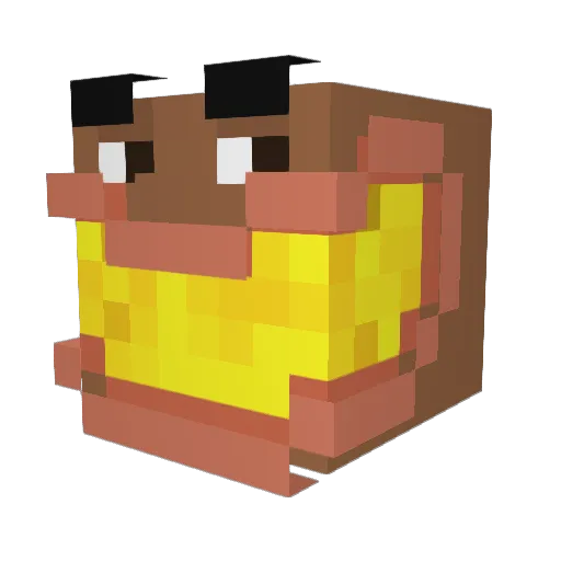 IChill0utI Minecraft avatar head, 3D render
