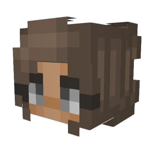 IComboYourStrafe Minecraft avatar head, 3D render