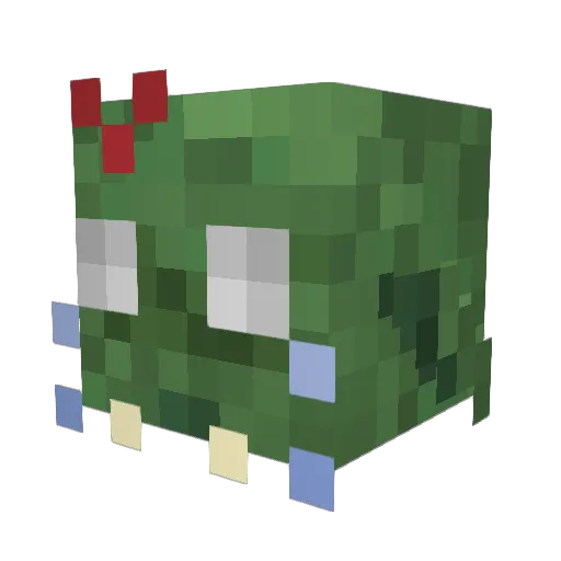 ICostANickel Minecraft avatar head, 3D render