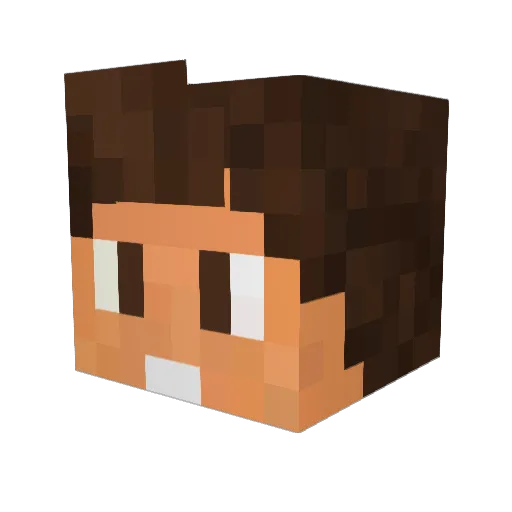 ICronsMC Minecraft avatar head, 3D render