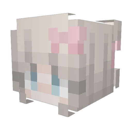 ICursed303 Minecraft avatar head, 3D render