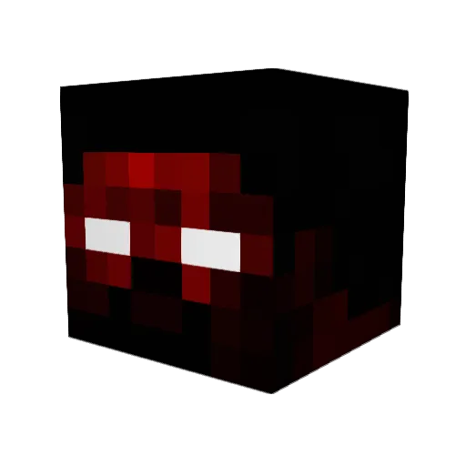 IDFWDS Minecraft avatar head, 3D render