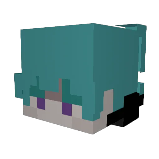 IDKBROAAAAA Minecraft avatar head, 3D render