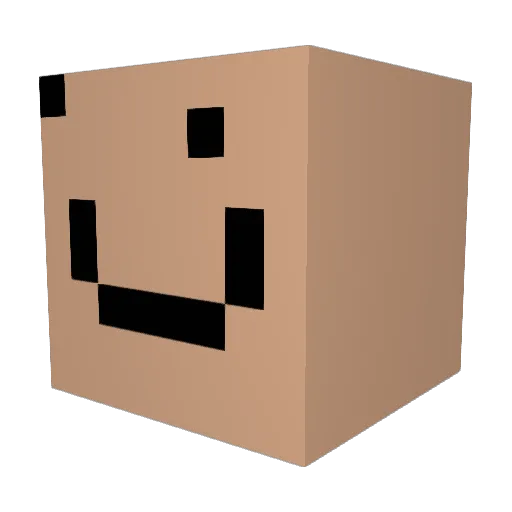 IDKWHATIMDOlNG Minecraft avatar head, 3D render