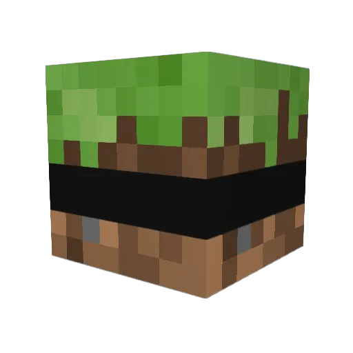 IDK_3000 Minecraft avatar head, 3D render