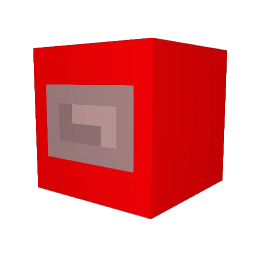 IDK_Core Minecraft avatar head, 3D render