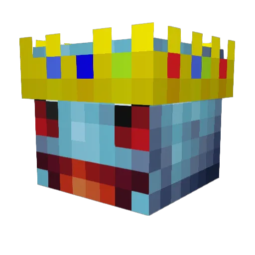 IDK_NamesAreHard Minecraft avatar head, 3D render