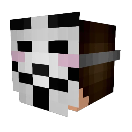 IDO_HAMGNIV Minecraft avatar head, 3D render