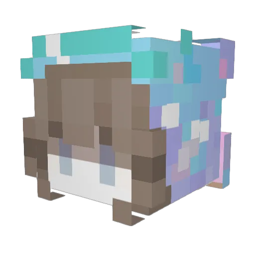 IDeclipse Minecraft avatar head, 3D render
