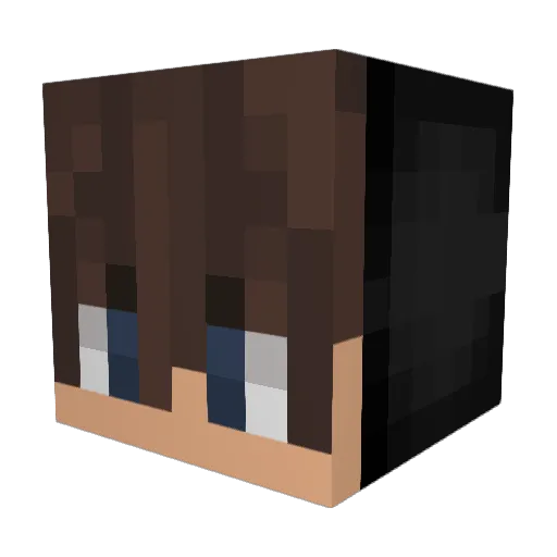 IDennisC_PVP Minecraft avatar head, 3D render