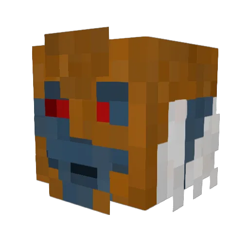 IDevianceI Minecraft avatar head, 3D render