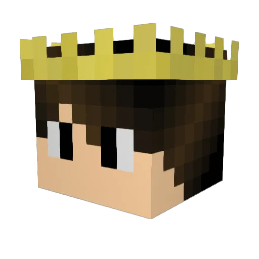IDevins Minecraft avatar head, 3D render