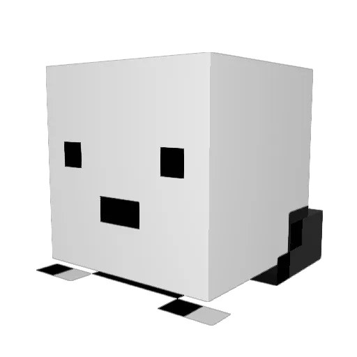 IDidADumb Minecraft avatar head, 3D render