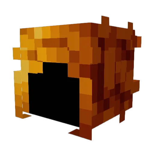 IDieToFels Minecraft avatar head, 3D render