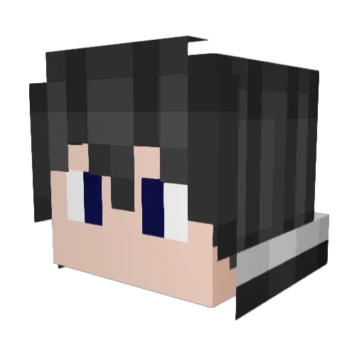 IDingBOX Minecraft avatar head, 3D render