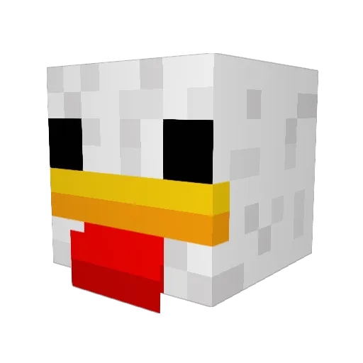 IDoToggle Minecraft avatar head, 3D render