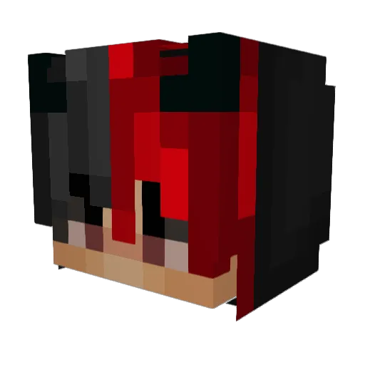 IDontKnow_06 Minecraft avatar head, 3D render