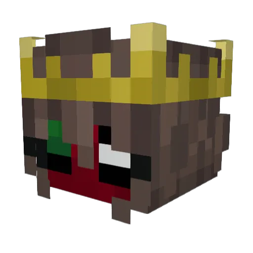 IDontNeedNoLove Minecraft avatar head, 3D render