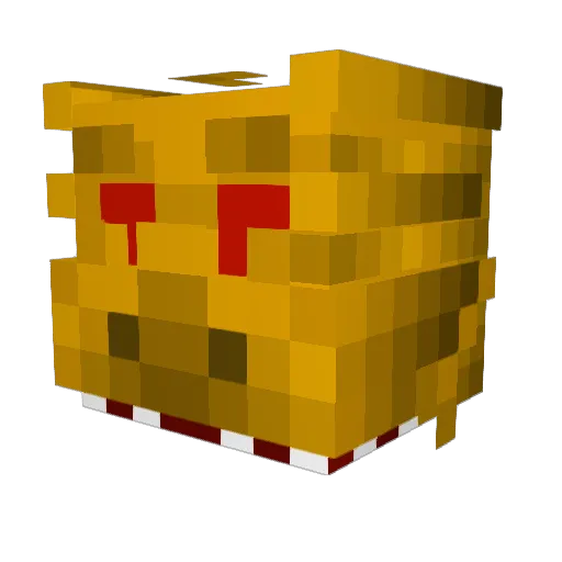 IDontSleep08 Minecraft avatar head, 3D render