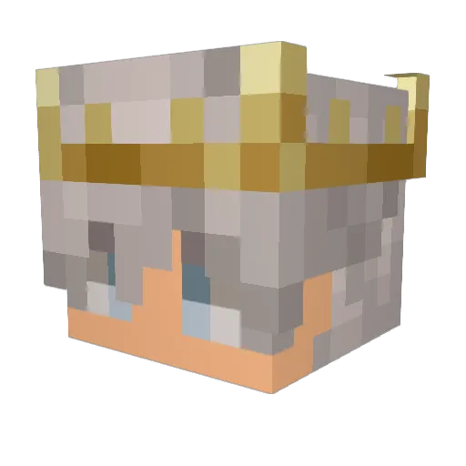 IDotnet Minecraft avatar head, 3D render