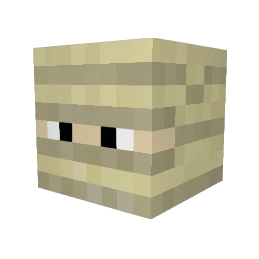 IDrankurMilk Minecraft avatar head, 3D render