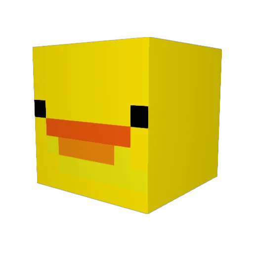IDratzz Minecraft avatar head, 3D render