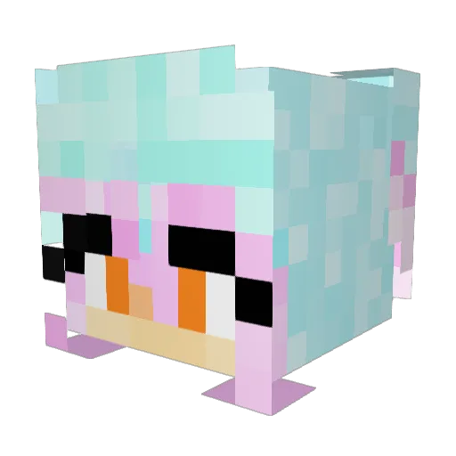 IDrinkChemicalss Minecraft avatar head, 3D render