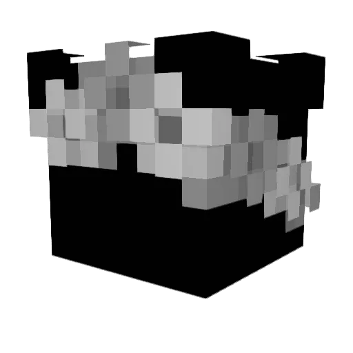 IDrxgo Minecraft avatar head, 3D render