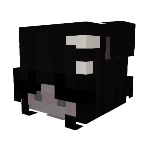 IEATMOONS Minecraft avatar head, 3D render