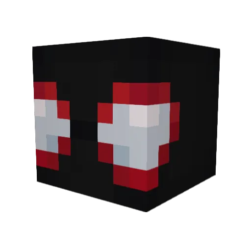 IEZRUN Minecraft avatar head, 3D render