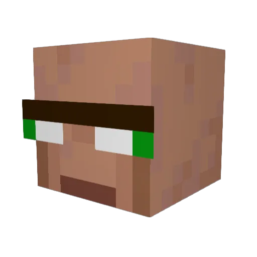 IEatAnvils Minecraft avatar head, 3D render