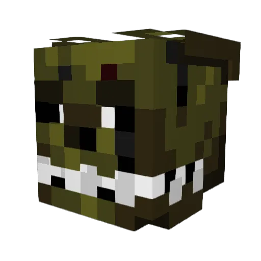 IEatTurtles69 Minecraft avatar head, 3D render