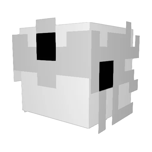 IEatWalls123 Minecraft avatar head, 3D render